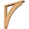 Ekena Millwork Thorton Block Smooth Bracket w/ Offset Brace, Western Red Cedar, 3 1/2"W x 26"D x 26"H BKT0402X26X26THR05SWR - alternate 1